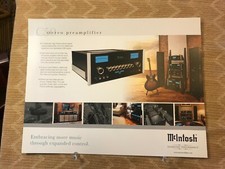 ORIGINAL MCINTOSH-C50 STEREO PREAMPLIFIER - PRODUCT INSERT  SPECS D1032