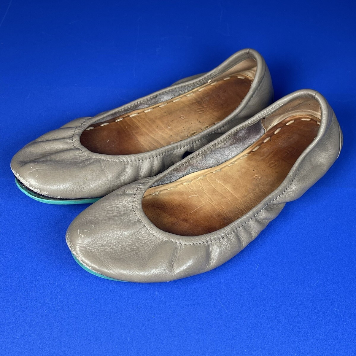 Tieks Ballet Feather Gray Tieks Cool Grey Tieks Top