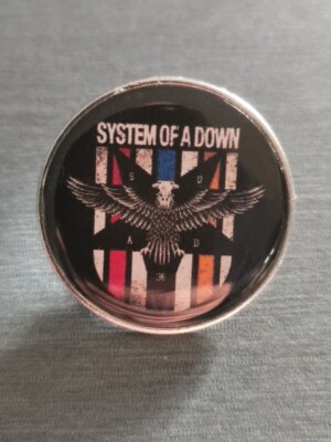 SYSTEM OF A DOWN Toxicity Chop Suey Aerials pin Badge Patch New High Quality