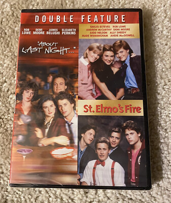 About Last Night.. & St. Elmo s Fire DVD 2010 Brat Pack Factory Sealed FREE SHIP