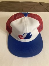 Vintage Montreal Expos MLB Adjustable Snapback Trucker Hat Ted Fletcher Inc.