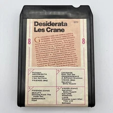Les Crane - Desiderata - Restored 8 Track Tape - New Pad and Splice