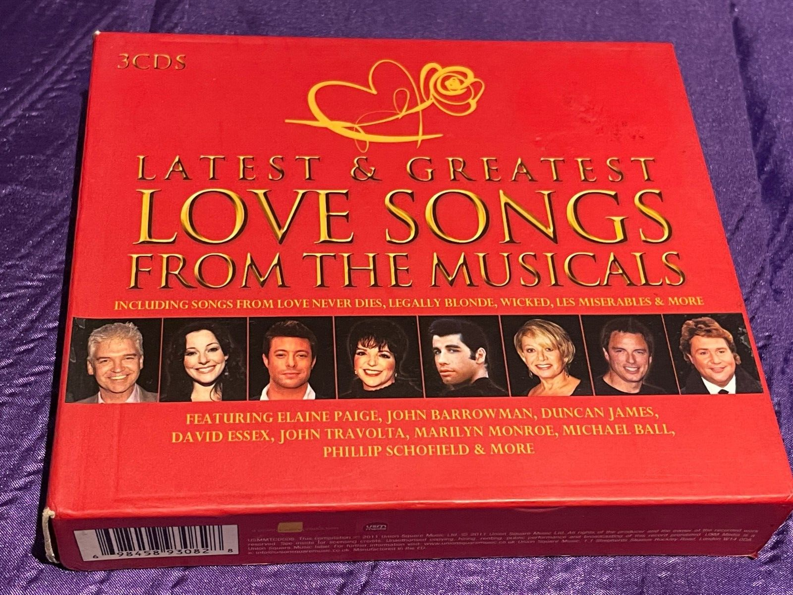Latest & Greatest Love Songs From The Musicals - 3 CD's Album Box Set - 2011