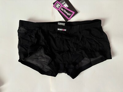 sexy Manstore Fine Mesh Shorty transparent Gr. S
