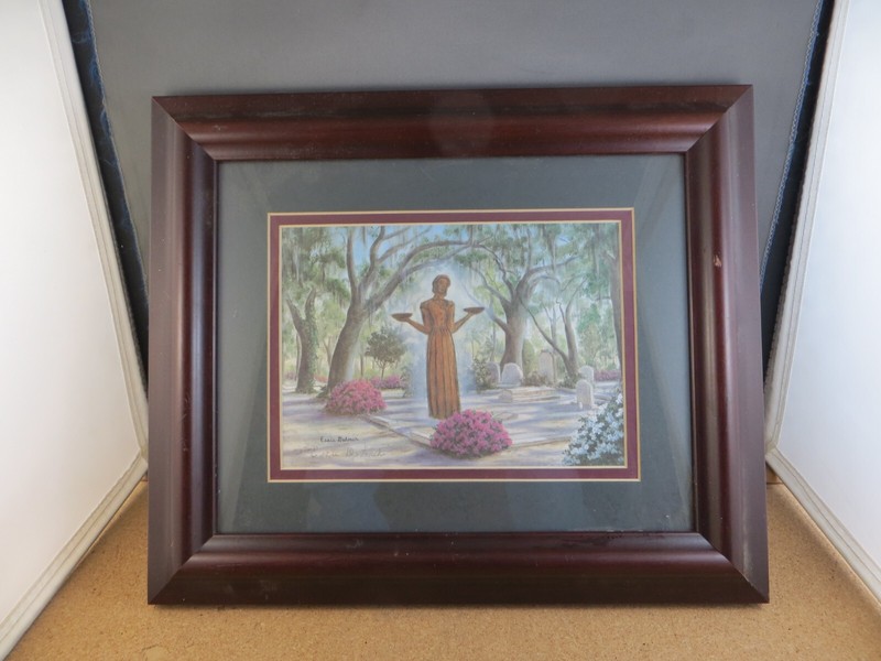 Essie DeLoach Framed Art Print Savannah The Garden of Good and Evil Cemetery