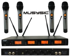 4-Channel UHF Diversity Wireless Handheld Microphone System (4x40 FQ) MU-UDX4-HH