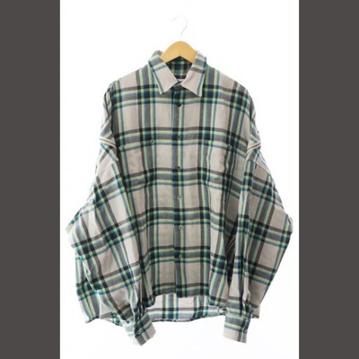 FACETASM 22AW WOOL CHECK ZIPPER SHIRT LONG SLEEVE T0F-SH-M03 4 
