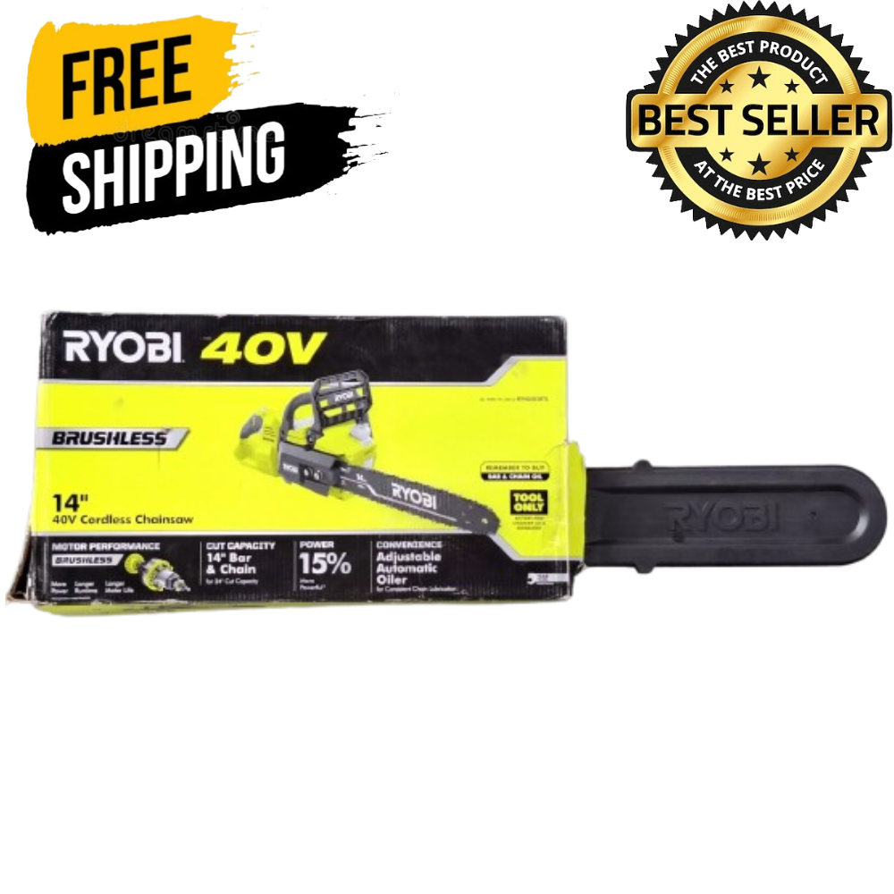 RYOBI アドベンチャー胴突き　100号超美品‼️ RYOBI 40V HP Brushless 12 in. Top Handle Battery Chainsaw