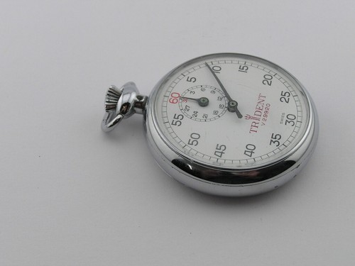 Vintage Trident V29920 Stop Watch 16s 7j by Racine - Picture 3 of 6