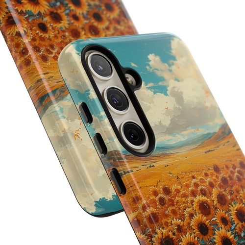 Phone Case for iPhone, Pixel, Galaxy - Sunflower Field Floral Sky Flower Cover - Picture 101 of 191