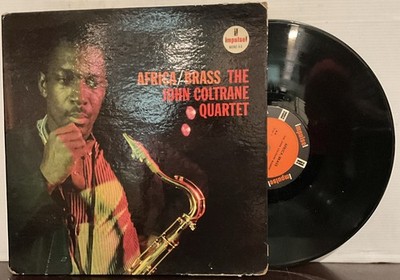 The John Coltrane Quartet    Africa/Brass LP 1961  Impulse!    A-6 [Mono] G+/VG