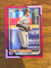 2024 Bowman - Prospects Jace Jung #BP-5 Fuchsia Border #/299 (RC)