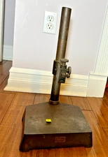 Starrett #636 Indicator / Comparator Stand - 16" Tall - Cast Iron Surface Plate