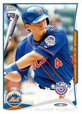 2014 Opening Day #97 Wilmer Flores RC - Rookie Card New York ID:65463. rookie card picture