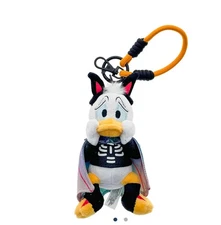 Authentic Hongkong Disney 2025 Halloween Party Donald Duck Plush Keychain