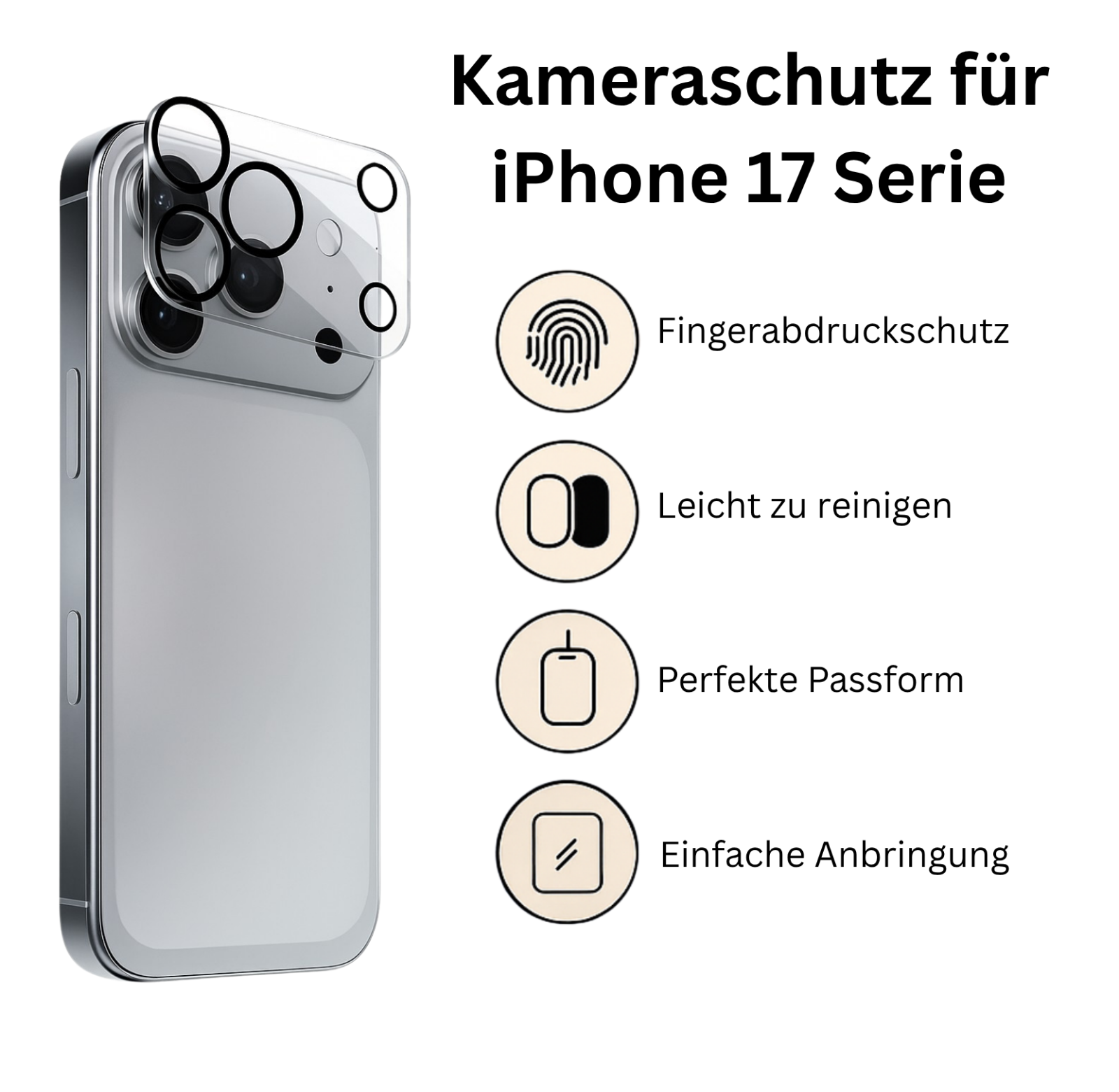 iPhone 17 Kameraschutz – Bild 1