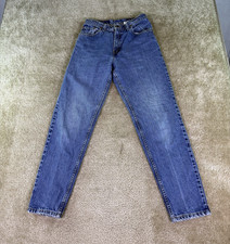 Levi  s 550 Vintage Women  s Relaxed Tapered Blue Jeans Size 9 JR M USA 1996 E961