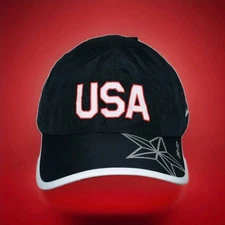 NIKE DRI FIT  TEAM USA OLYMPICS FEATHERLIGHT RUNNING HAT - ONE SIZE FITS ALL