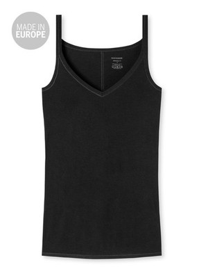 Schiesser Damen V-Ausschnitt Spaghettitop Personal Fit Trägertop Sommertop
