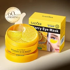 SADOER Vitamin C Crystal Collagen  Mask Anti Dark Circles Under Eye Patches