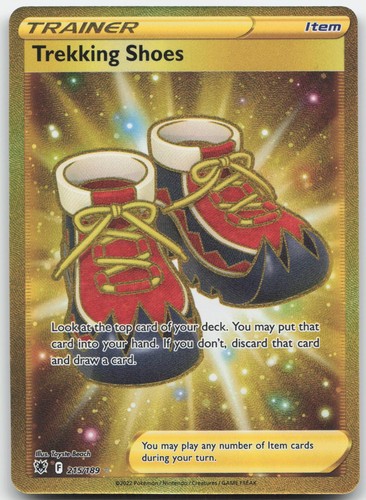 Trekking Shoes 215/189 Secret Rare Astral Radiance Pokemon Holo Near Mint