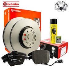Brembo Bremsensatz + Reiniger VORN Ø 312mm Audi A1 A3 VW Passat Touran Golf 4 5