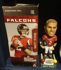 Matt Ryan 2013 Atlanta Falcons Quarterback Mellow Mushroom NFL Bobblehead in Box