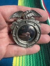 Antique Bullseye Mirror Miniature For Dollhouse Toy Mini