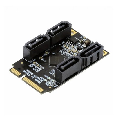 A+E PCI Express  PCI-E PCI Express PCI-E auf 4 Ports  3.0 ESATA PCIE SATA3 4389