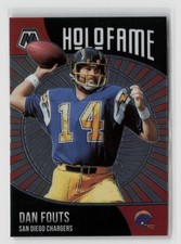 Dan Fouts #15 2021 Panini Mosaic Holo Fame Chargers