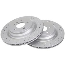 2 Bremsscheiben gelocht bel&uuml;ftet &Oslash; 330 mm 22 mm A.B.S. f&uuml;r MB M-KLASSE