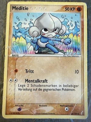 Pokémon TCG - Deutsch - Meditie - #56/100 - EX Crystal Guardians - 2006