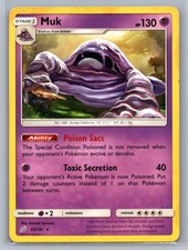 Muk 63/181 Rare Team Up Pokemon MP