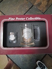 RARE-2001-2003-Lakers 3-Peat  Champions- Shot Glass/Beer Stein-Vintage Pewter 