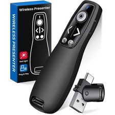 Power point Presentation Remote Control Wireless USB PPT Presenter Laser Pointer