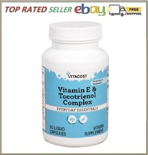 Vitacost Vitamin E & Tocotrienol Complex - 60 Liquid Vegetarian Capsules