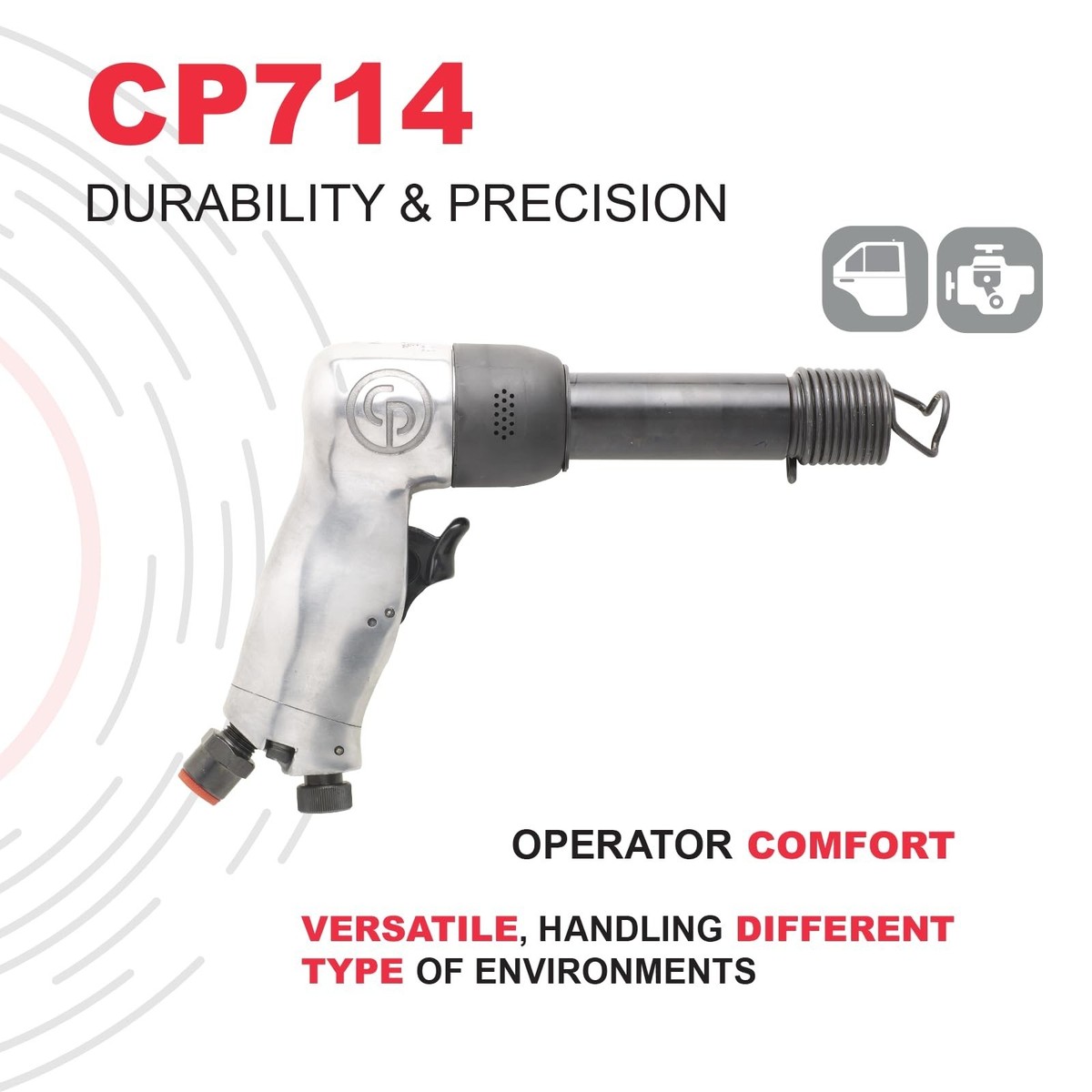 Chicago Pneumatic CP714 Air Hammer - Gray for sale online | eBay