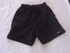 Nike Women's Running Shorts Black Size Small POLYESTER ELASTIC WAIST