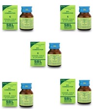 SBL Bio-Combination 6 for Cough Relief 25g Bottle Pack of 5, Exp 2029