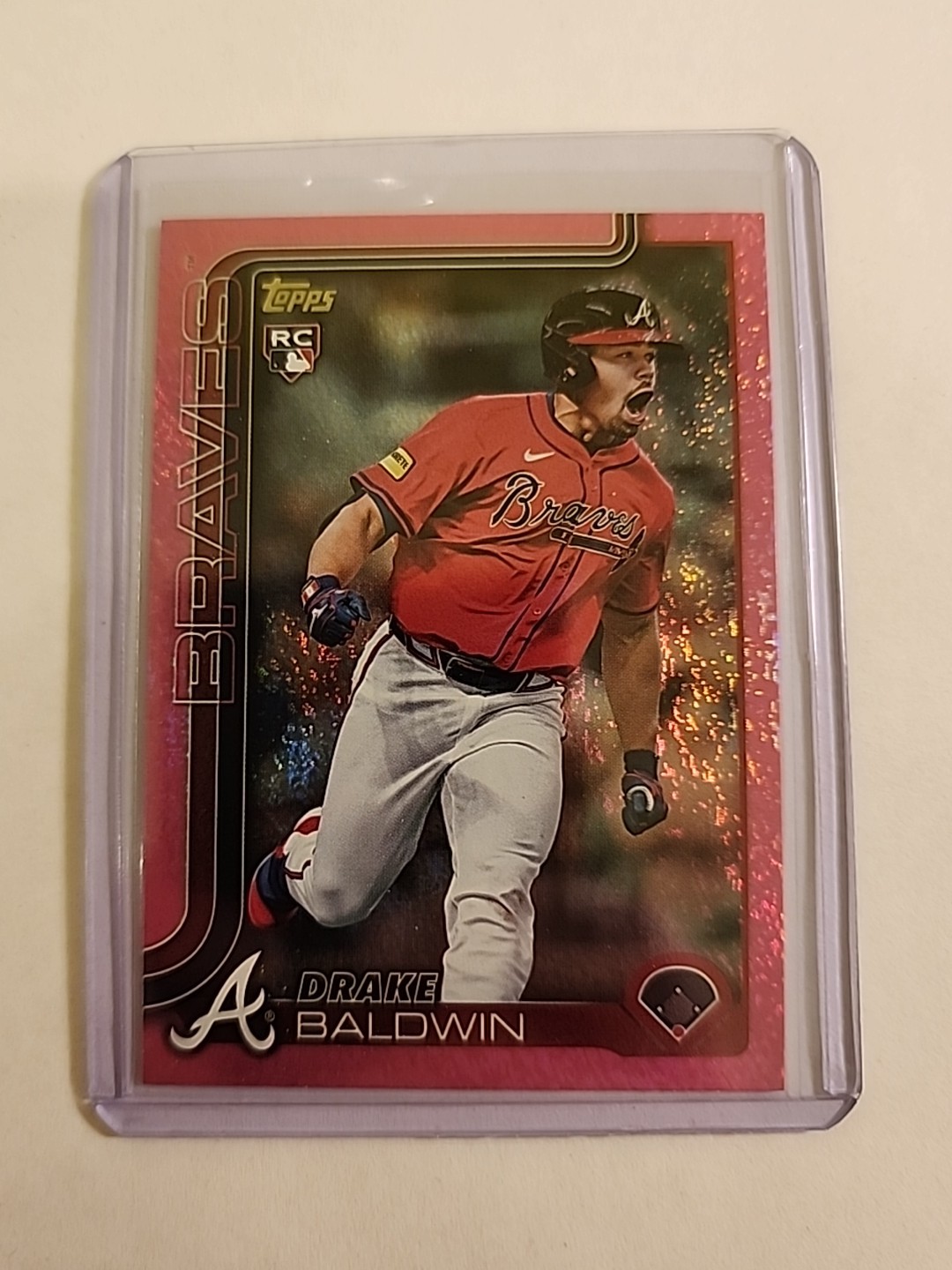 2025 Topps Update Series - Drake Baldwin #US87 Pink Holo Foil (RC) ROY