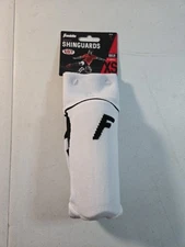 New Franklin Sports Soccer Sock'r Shin Guards Socks Integrated Size XS White
