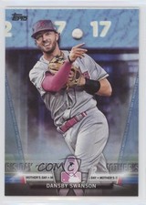 2018 Topps Topps Salute Series 1 Mother's Day Blue Dansby Swanson #TS-69 fm0