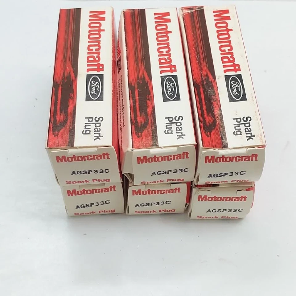 6x Motorcraft AG42C I6 AMC SB Mopar para bujía Autolite 65 bujía sin resistencia Foto 4 de 4