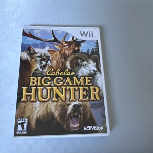 Activision Cabela's Big Game Hunter Nintendo Wii Sports NTSC-U/C w/ Case Manual