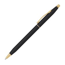 Ballpoint Pen Cross Classic Century Medium Point Black Gold Ink