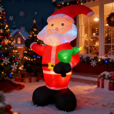 8FT Christmas Inflatables Santa Claus 2025 NEW LED Outdoor Decoration
