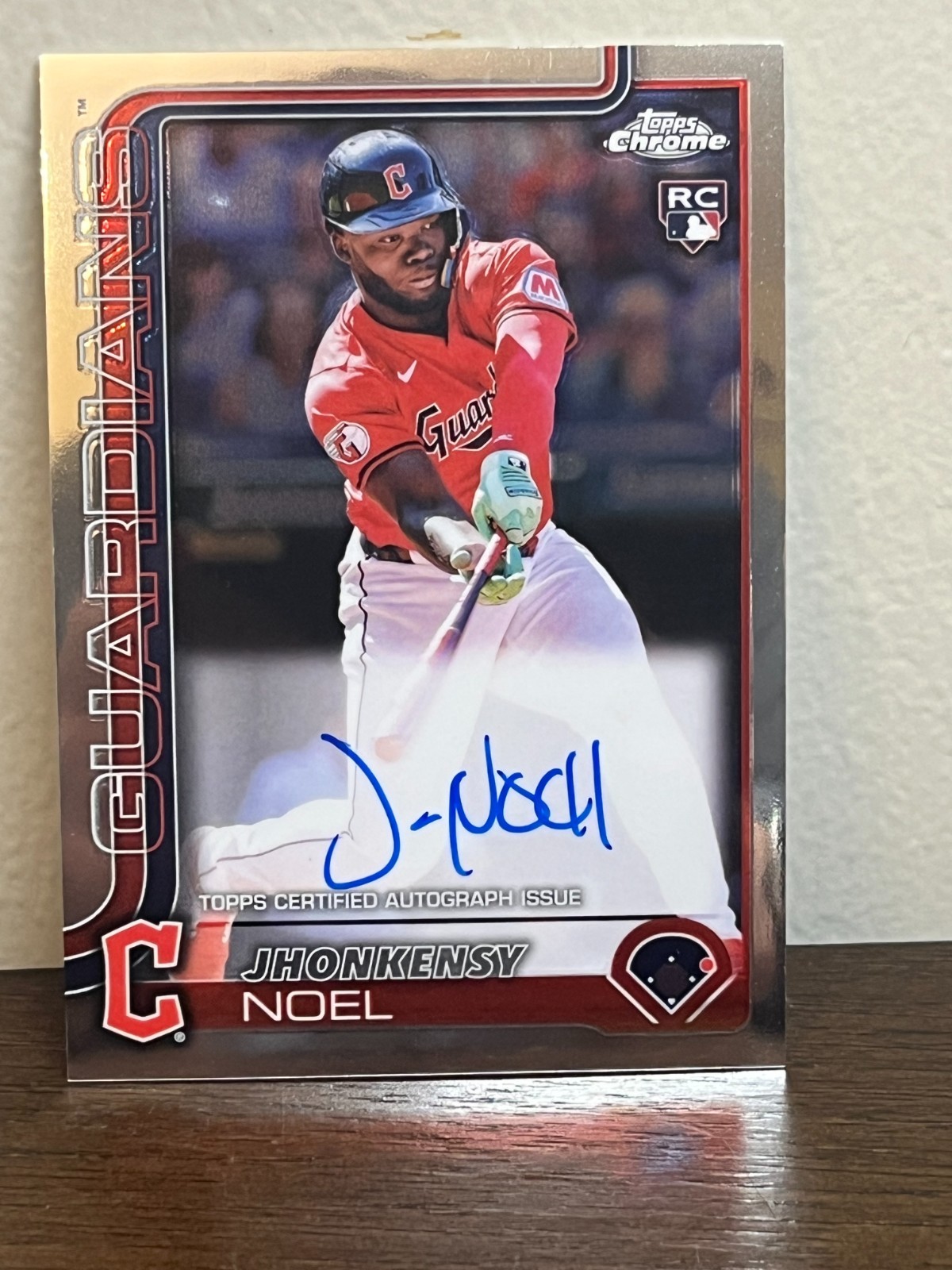 2025 Topps Chrome - Rookie Autographs Jhonkensy Noel #RA-JN (AU, RC)