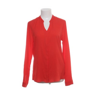 Rich & Royal, Bluse, Größe: 38, V BLOUSE, Rot, Polyester, Einfarbig, Damen #NwB