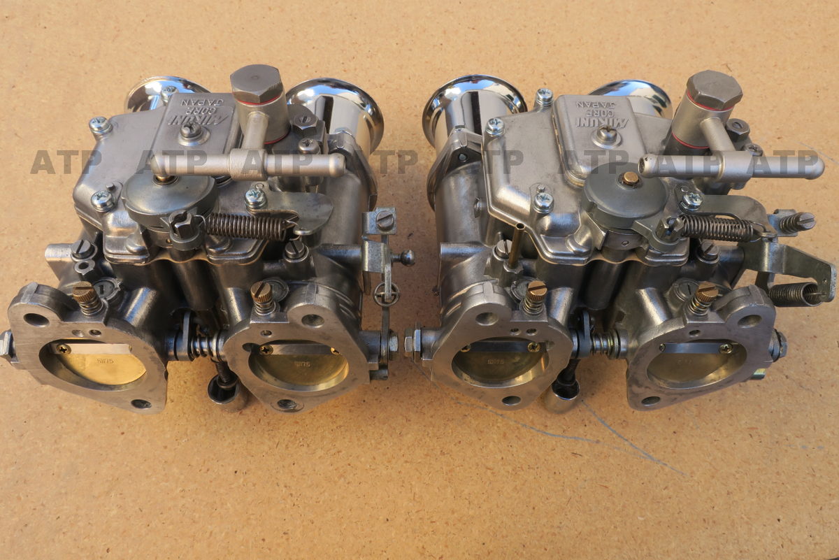SOLEX 4型　40Φ Solex type-4 Mikuni N40PHH Carburetors with Intake manifold