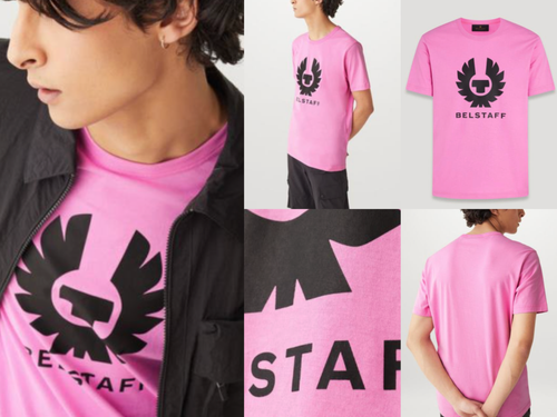 BELSTAFF England 1924 Signature T-Shirt Retro Phoenix Logo Tee Regular Shirt XXL - Bild 5 von 8